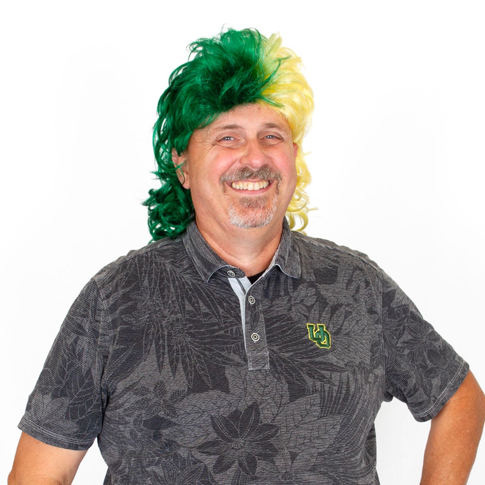 Ducks Spirit, Green, Hair Care, Polyester, Accessories, Women, HairUWear, Mohawk Mullet, Wig, 951926
